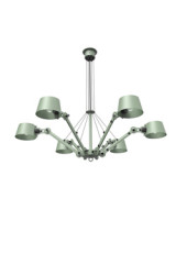 Green Bolt chandelier with 6 branches - Chandeliers by Tonone