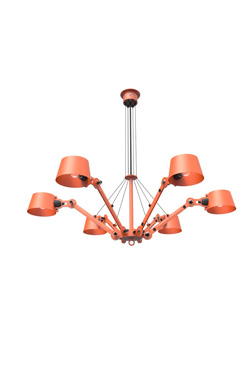 Grey Bolt chandelier with 6 branches - Chandeliers by Tonone