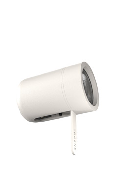 Adjustable wireless spotlight with integrated LED lighting One