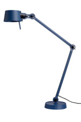Desk lamp in mat blue with two arms Bolt Desk - Desk lamps by Tonone