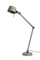 Desk lamp with two arms, in moss-green metal Bolt Desk - Desk lamps by Tonone