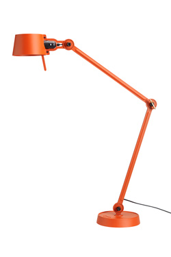 Desk lamp with two arms, in orange metal Bolt Desk  - Desk lamps by Tonone