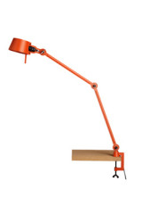 Desk lamp with two arms, in orange metal Bolt Desk - Desk lamps by Tonone