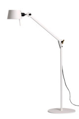 Pure white floor lamp design grained steel Bolt - Floor lamps by Tonone