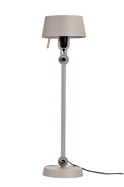 Grande lampe de table grise en acier style industriel Bolt - Lampe de table by Tonone