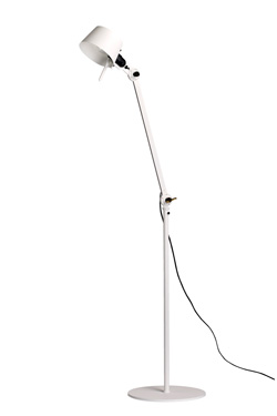 Lampadaire d'atelier industriel Bolt en métal écru - Lampadaire by Tonone