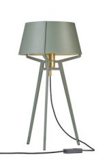 Lampe de table contemporaine vert kaki Bella - Lampe de table by Tonone
