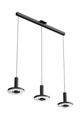 Beads pendant 3 lights in black aluminum - Pendants by Tonone