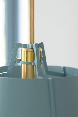 Bella ice blue designer pendant light