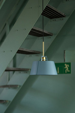 Bella ice blue designer pendant light