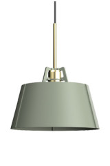 Bella khaki green metal pendant light - Pendants by Tonone