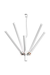 Mr Tubes white pendant 5 LED lights tubes - Pendants by Tonone