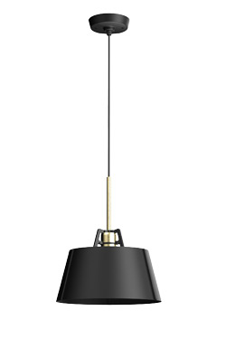 Petite suspension noir mat Bella