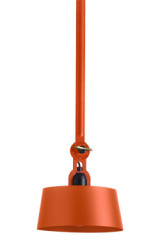Plafonnier en acier grainé orange Bolt à un bras et attache verticale  - Plafonnier by Tonone