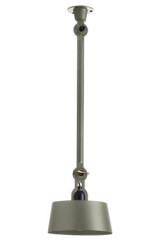 Plafonnier sur tige Bolt vert kaki en acier massif - Plafonnier by Tonone