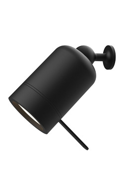 Spot sans fil noir One - Lampe sans fil by Tonone