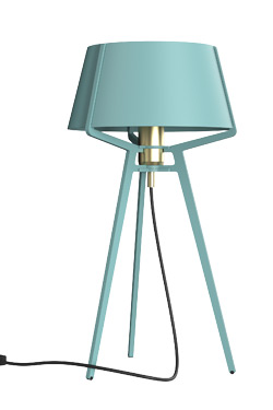Bella ice blue metal table lamp - Table lamps by Tonone