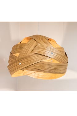 Nest 400 wooden round pendant 40cm