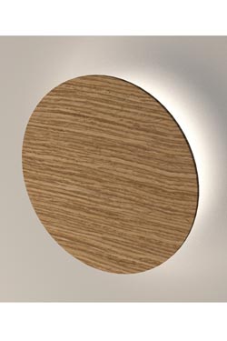 Roondy applique ronde en bois de chêne 28cm - Applique by Trilum