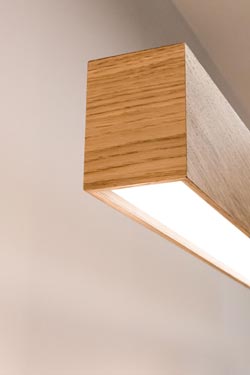 WoodLED Linus suspension en chêne 110cm