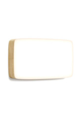 Cube applique rectangulaire bois et éclairage LED 28cm - Applique by TUNTO