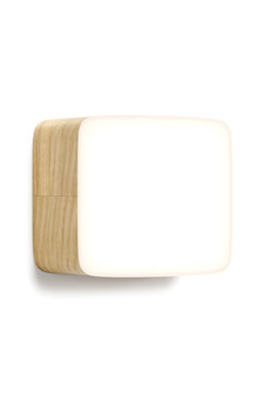 Cube petite applique rectangle en bois 