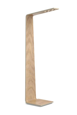 Lampadaire en chêne et éclairage LED Led2 - Lampadaire by TUNTO