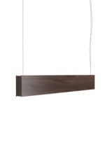 LED120 suspension linéaire noyer 74cm - Suspension by TUNTO