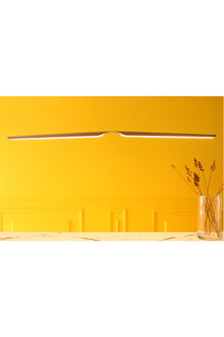 Suspension linéaire scandinave noyer Swan  - Suspension by TUNTO