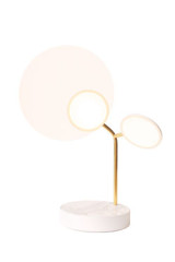 White and gold table lamp Ballon - Table lamps by TUNTO