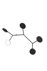Balloon Wall5 wall-mounted orientable in black steel - Wall lights by TUNTO
