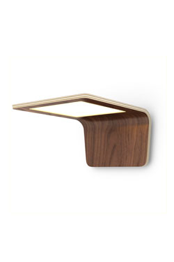 Butterfly LED wall lamp in walnut - Wall lights by TUNTO