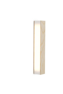 Rectangular wall lamp in oak and LED 40cm LED60  - Wall lights by TUNTO