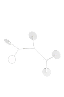 Wall5 balloon minimalist white steel wall lamp - Wall lights by TUNTO