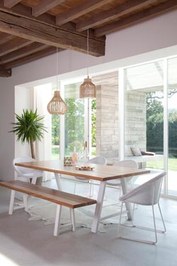 Bulb mini suspension en rotin naturel