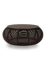 Ivo table basse noire grand modèle - Table d'appoint by Vincent Sheppard