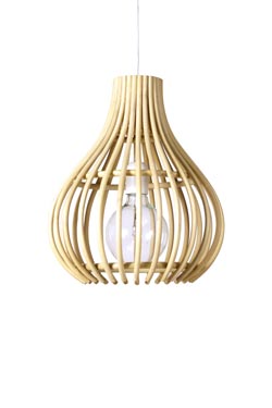 Bulb mini pendant lamp in natural rattan - Pendants by Vincent Sheppard