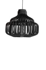 Endless pendant lamp in black rattan - Pendants by Vincent Sheppard