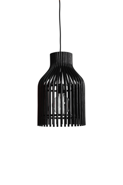 Firefly pendant lamp in black rattan - Pendants by Vincent Sheppard