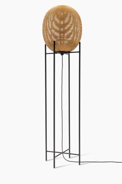 Sari grand lampadaire en rotin naturel - Lampadaire by Vincent Sheppard