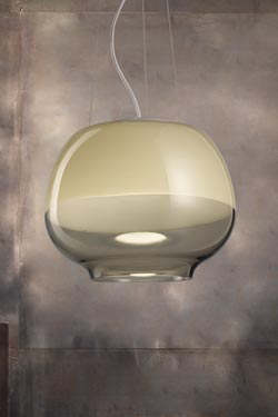 Mirage suspension en verre fumé