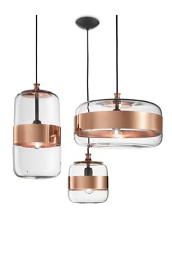 Large cooper pendant Futura
