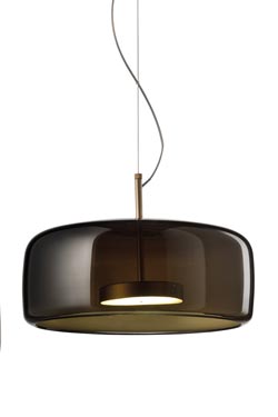 Large pendant in imperial green glass Jube - Pendants by Vistosi