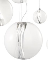 Poc Murano blown glass pendant diameter 16cm - Pendants by Vistosi
