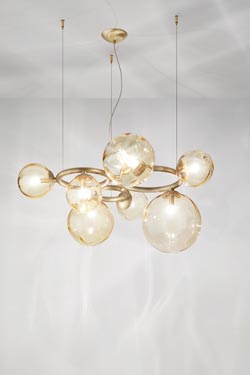 Puppet suspension 7 spheres - Pendants by Vistosi
