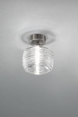 Plafonnier Damasco en verre transparent - Plafonnier by Vistosi
