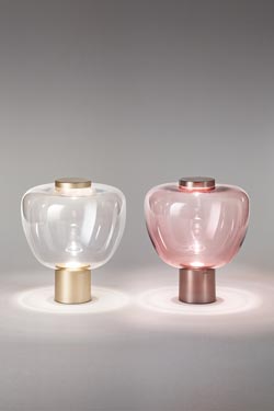 Riflesso lampe à poser verre améthyste
