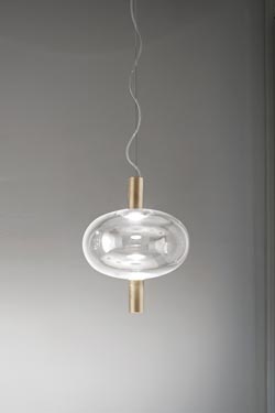 Riflesso suspension contemporaine ovale à éclairage LED - Suspension by Vistosi