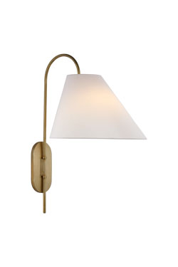 Applique orientable dorée style Années 50 Kinsley - Applique by Visual Comfort&Co.