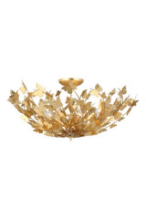 Large 8-light golden butterfly ceiling light Farfalle - Ceiling lights by Visual Comfort&Co.